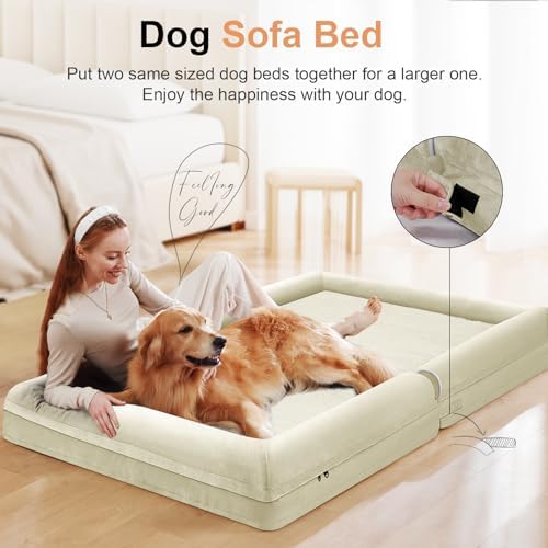 NANUYA Orthopedic Dog Bed for XX-Large Dogs, 44 x 34 Inch - Image 3