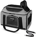 Petskd Top-Expandable Small Pet Carrier 18"x11"x11" Airline Approved by Petskd