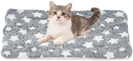 Dog Cat Bed Mat, Soft Coral Fleece Pet Cushion Pad by Unknown