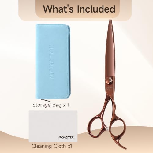 7'' Straight Dog Grooming Scissors 440C Stainless Steel - Image 7