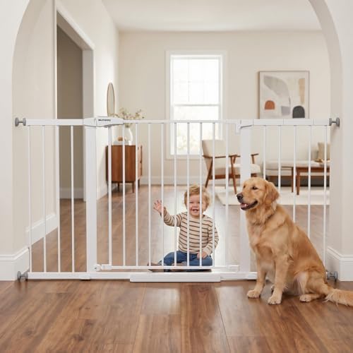 Mumeasy Extra Wide Baby Gate for Doorways, 36-63" Walk Thru Dog Gate by Mumeasy-FocusonBabyPetSafetyGate