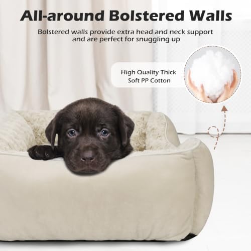 INVENHO Small Dog Bed Rectangle Washable Orthopedic Soft Calming Sleeping - Image 2