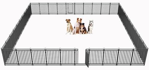 Thickened Outdoor Dog Fence, 40 Panels by Petorldog