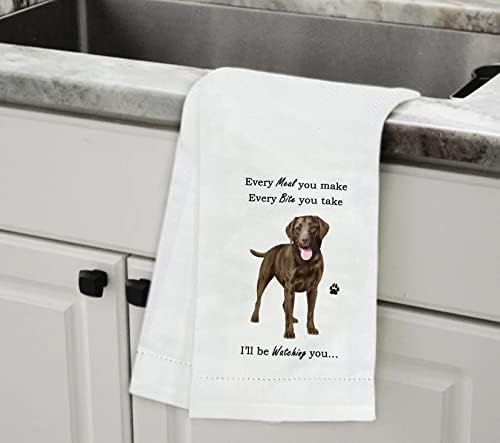 CHOCOLATE LABRADOR Kitchen Towels - Image 3