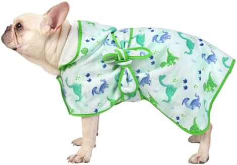 HDE Hooded Dog Bathrobe Quick Dry Towel Wrap - Image 3