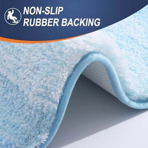 OLANLY Bathroom Rugs Mat 36x24, Extra Soft Absorbent Microfiber Bath Rugs - Image 5