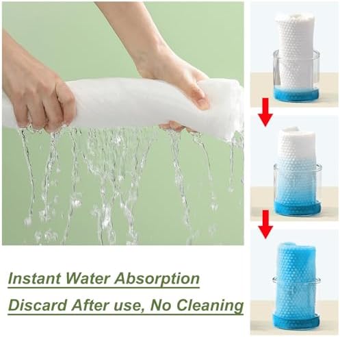 Disposable Bath Towels, 5 Pack 55" x 27.5" Ultra Soft, Quick Dry Disposable - Image 4