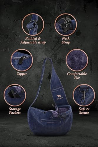 Noah & Paw Dog Sling Carrier for 5-18 lbs, Cat Carrier Bag - Image 5