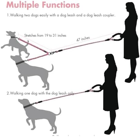 BAOBOTE Double Dog Leash, Dual Dog Leash - Image 6