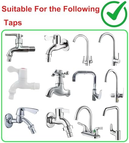 9.84ft/3m Sink Spray Rubber Hose, Sink Hose Attachment - Image 3