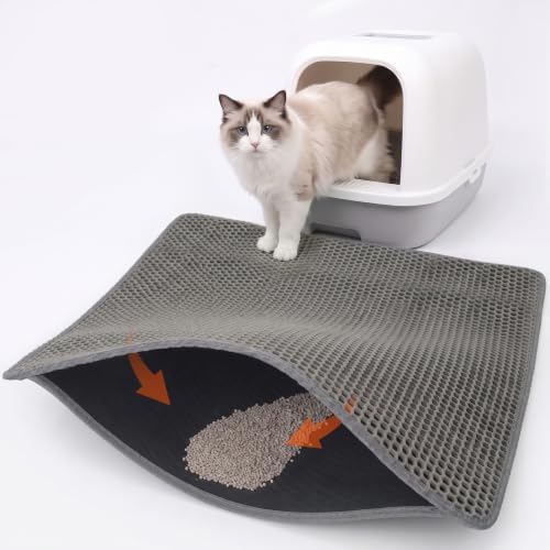 Cat Litter Mat, Double Layer Litter Trapping Mat by Unknown