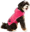 Bone Dry Pet Robe Collection, Embroidered Absorbent Microfiber Bath Robe by BoneDry