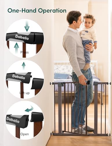 Babelio 29-55" Extra Wide Baby Gate, PressGuard P7 - Image 4