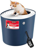 IRIS USA Top Entry Cat Litter Box, Hooded Privacy by IRISUSA