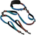 SparklyPets Hands Free Dual Dog Leash, Medium & Large by SparklyPets
