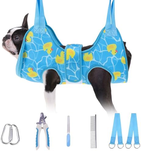 BEAUTYZOO Dog Grooming Hammock for Small Dogs/Cats, Nail Trim Restraint by BEAUTYZOO