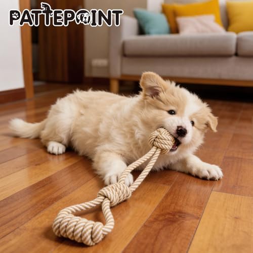 Dog Rope Toy for Small Dog 3pcs, Natural Chew Toys for Puppy, Medium Dogs - Image 6