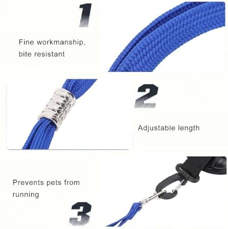 Dog Bathing Tether with Suction Cups – Nylon Pet Grooming Restraint Leash - Image 5