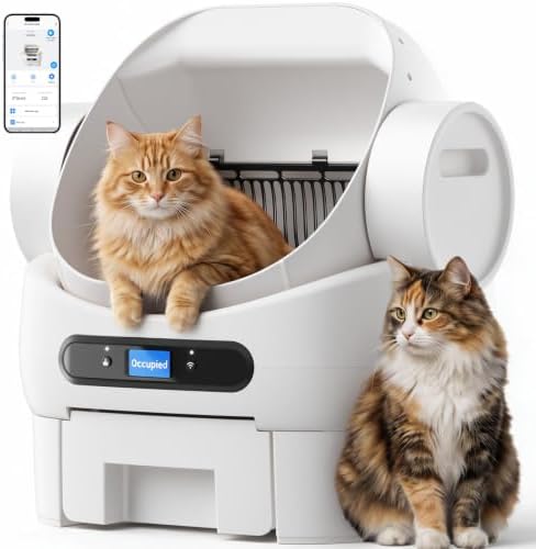 Automatic Litter Box Self Cleaning, Smart Cat Litter Box by Unknown