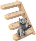Cat Wall Steps - Solid Rubber Wood Cat Stairs - Right Left by Skywin