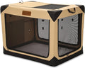Garnpet Soft Dog Crate for Extra Large Dogs, 4-Door Foldable Collapsible Dog by Garnpet