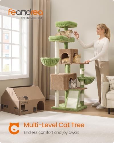 Feandrea Cat Tree, 68.5-in Tall Cat Tower - Image 2