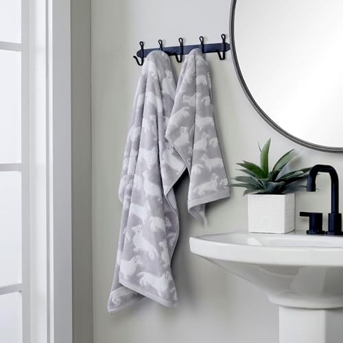 SKL Home Dog Hand Towel Set-2pc, 100% Cotton, Reversible - Image 2