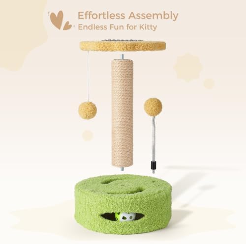 Small Cat Scratching Post with Perch Kitten Toys - Image 6