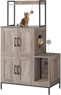 HOOBRO Cat Litter Box Enclosure Furniture, 2 in 1 Hidden Litter Box Furniture by HOOBRO