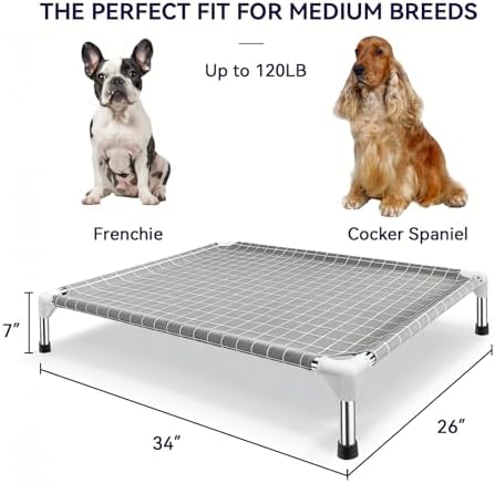 Elevated Dog Bed Pet Cot - Image 6