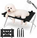Pet Grooming Hammock with Stand, Foldable Pet Bath Table by Unknown