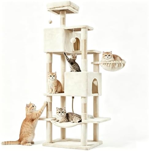 Sweetcrispy 66 Inch Cat Tree Tower by Sweetcrispy