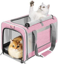GAPZER Large Cat Carrier Soft, Collapsible Travel Pet Carry Bag, Small Dogs by GAPZER
