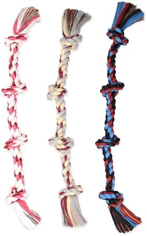 Mammoth Flossy Chews Color Rope Tug – Premium Cotton-Poly Tug Toy - Image 6