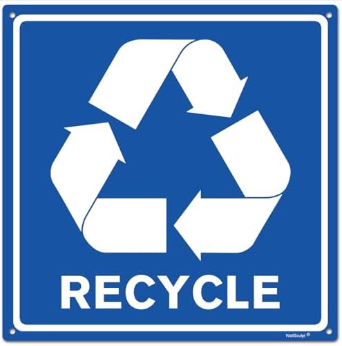 Recycle Aluminum Metal Sign | Indoor Outdoor UV Stable & Weatherproof | Office by Unknown