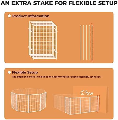 FXW Homeplus Indoor Dog Playpen, 4 Panels, - Image 3