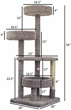 New Cat Condos Solid Wood Sturdy Cat Tower - Image 3