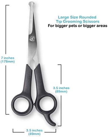 Pets First #1 Pet Grooming Scissors Body & Facial Trimmer Durable Stainless - Image 5