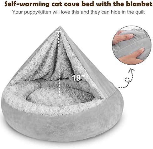 JOEJOY Dog Beds for Small Medium Dogs, Cozy Cuddler Luxury Puppy Pet Bed - Image 5