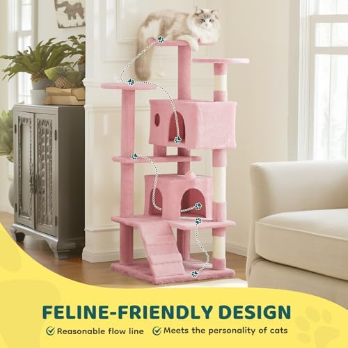 Sweetcrispy 54-inch Cat Tree Tower - Image 2