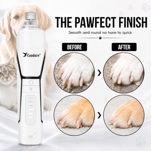 Candure Whisper Quiet Dog Nail Grinder - Image 5