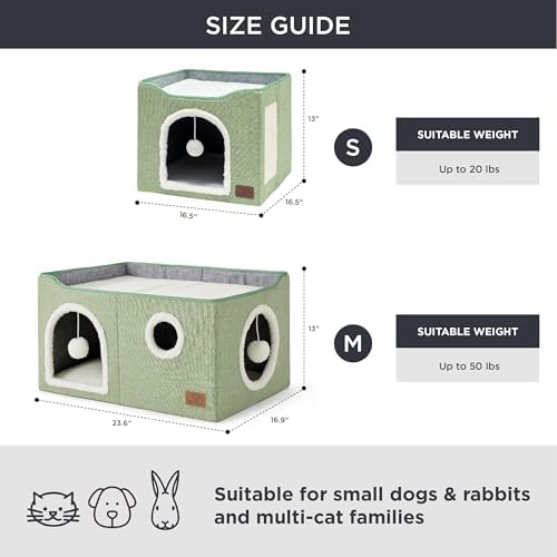 Bedsure Extra Wide Cat House Bed - Image 6