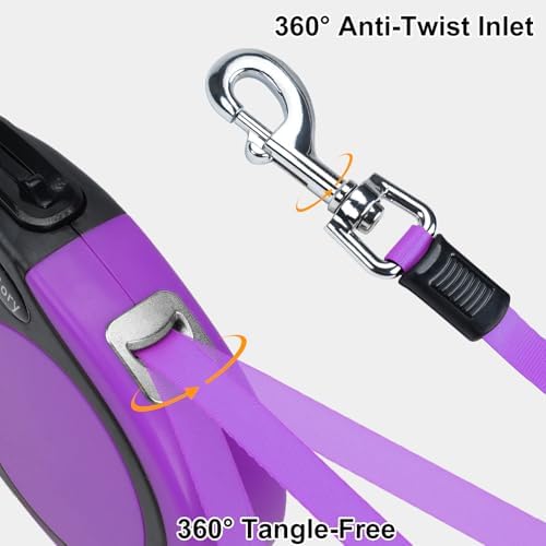 Taglory Retractable Dog Leash, One-Handed Brake - Image 5