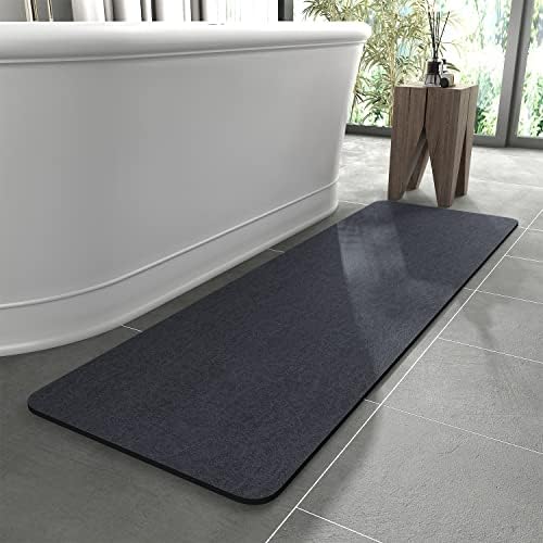 MontVoo -Bath Mat Rug-Rubber Backing Non Slip Quick Dry Absorbent Thin Bathroom by MontVoo