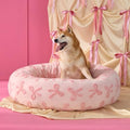 LE SURE Shown on TV Jacquard Donut Dog Beds Medium by Lesure