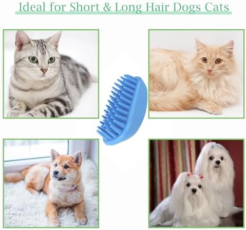 Dog Bath Brush Pet Silicone Shampoo Brush - Image 5