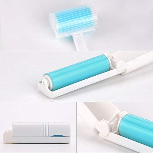 NUOBUT Reusable Sticky Lint Roller, 2 Large & 2 Mini, 4 Pack - Image 6