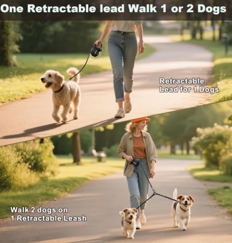 Retractable Dog Leash, 26ft Retractable Lead - Image 6