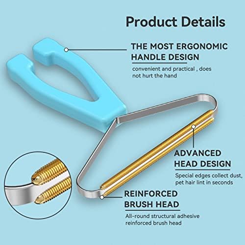 Pet Hair Remover Carpet Rake, Dog & Cat Hair Remover, Carpet Scraper - Image 2
