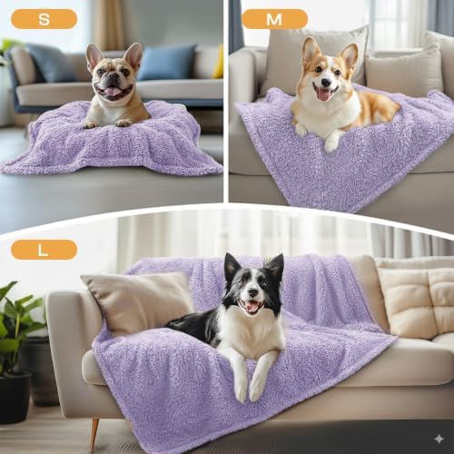 Luciphia 3 Pack Soft Sherpa Fleece Blankets - Image 4